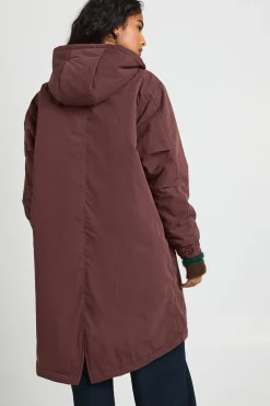 Parka longue à capuche