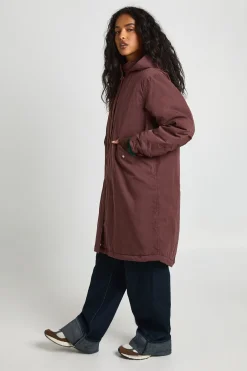 Parka longue à capuche