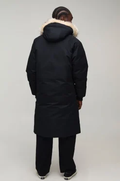 Parka Longue À Casynthétiqueche Coupe Regular Avec Bordure En Synthétique Amovible Pour Homme Grand