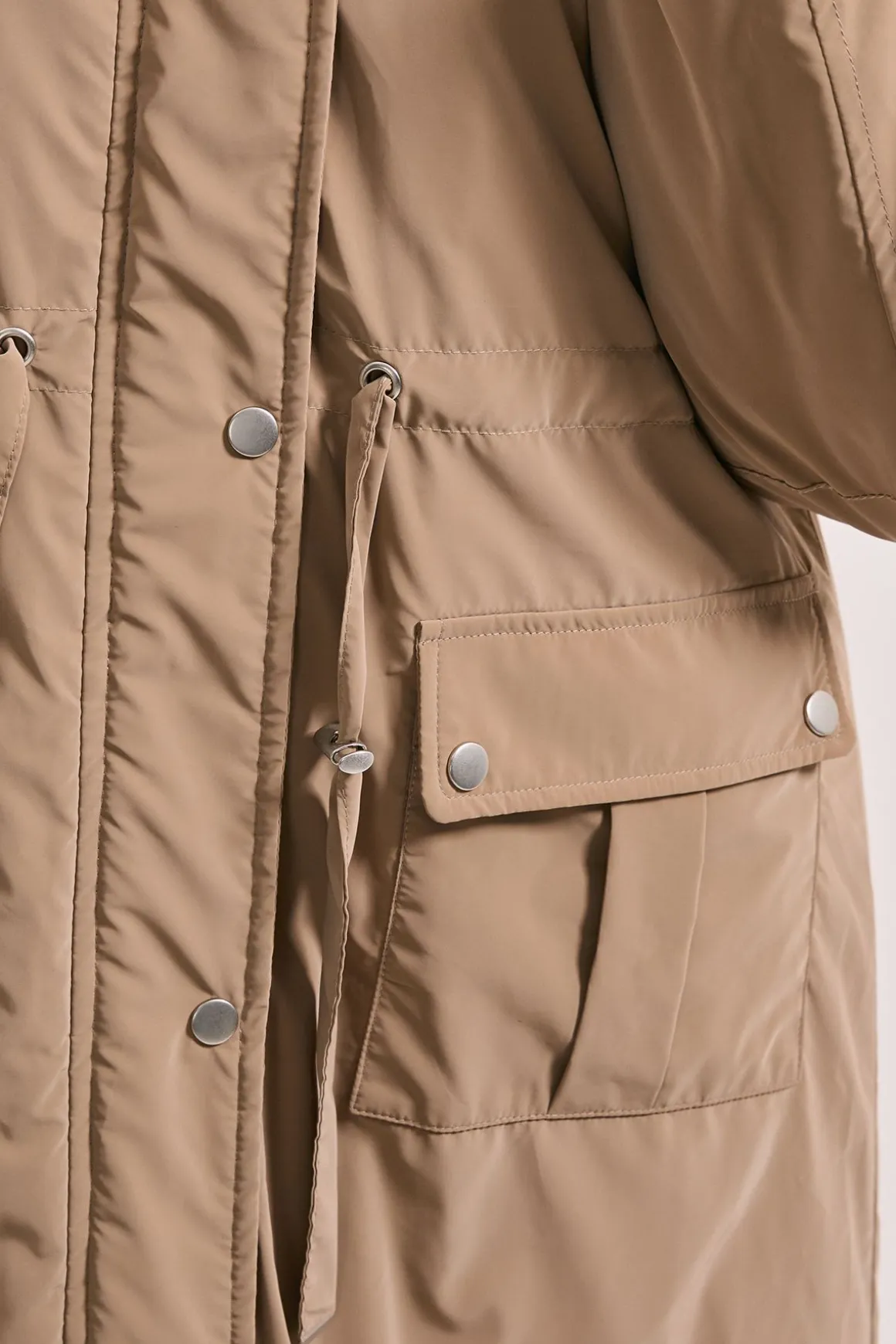 Parka à Manches Bouffantes