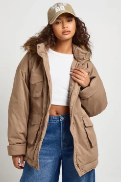 Parka utilitaire à poches