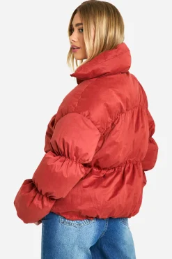 Peached Padded Puffer Jacket