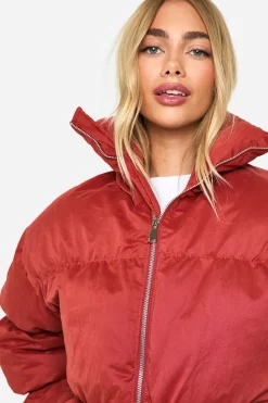 Peached Padded Puffer Jacket