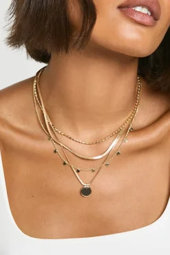 Pendentif détaillé pour collier à 4 couches