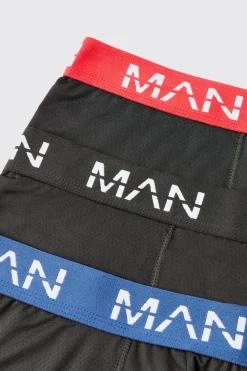 Performance Active Homme 3-Pack Boxers à Ceinture Colorée