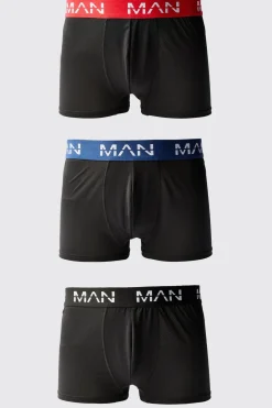 Performance Active Homme 3-Pack Boxers à Ceinture Colorée