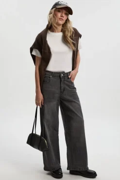 Petite Basic Jean à jambe large