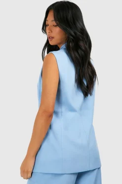 Petite Blazer Sans Manches