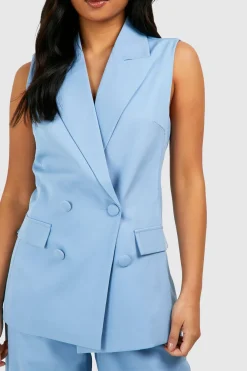 Petite Blazer Sans Manches