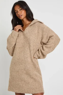 Petite Borg - Robe mini oversize avec détail de col