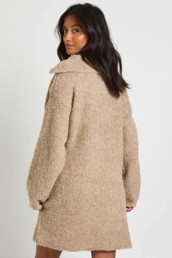 Petite Borg - Robe mini oversize avec détail de col
