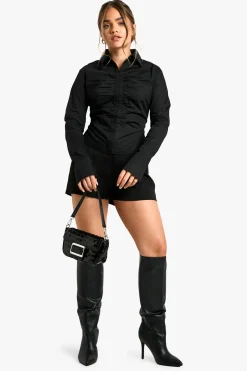 Petite Chemise Froncée Ajustée