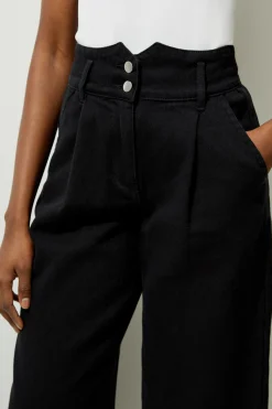 KarenMillen Petite Denim Wide Leg Trousers<Femme Denim|Jeans