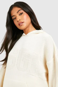 DSGN Studio Petite Dsgn Pull à Capuche Tricoté<Femme Pulls Et Gilets|Toutes Les Mailles