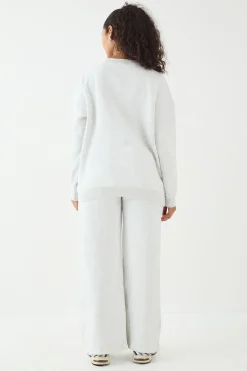 DSGN Studio Petite Jogging Jambe Droite avec Appliqués<Femme Pantalons|Dsgn Studio