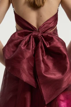 Petite Lily Macrae - Robe de Bal Tissée à Bretelles Texturée