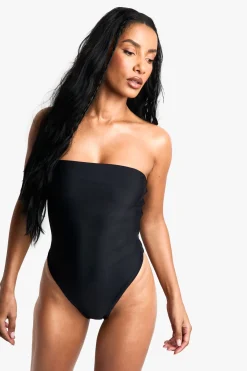 boohoo Petite Maillot de bain Essentiels Bandeau<Femme Maillots De Bain|Tenues De Plage