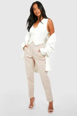 boohoo Petite Pantalon Super Stretch Fuselé Tailoré<Femme Pantalons