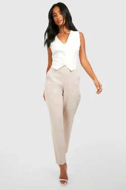 boohoo Petite Pantalon Super Stretch Fuselé Tailoré<Femme Pantalons