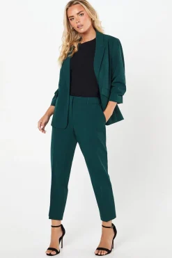 Petite Pantalon Uni Longueur Cheville