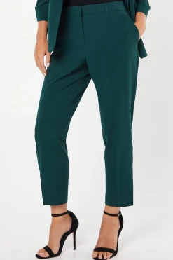 Petite Pantalon Uni Longueur Cheville