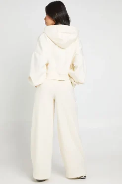 Petite Pintuck Detail Straight Leg Jogger