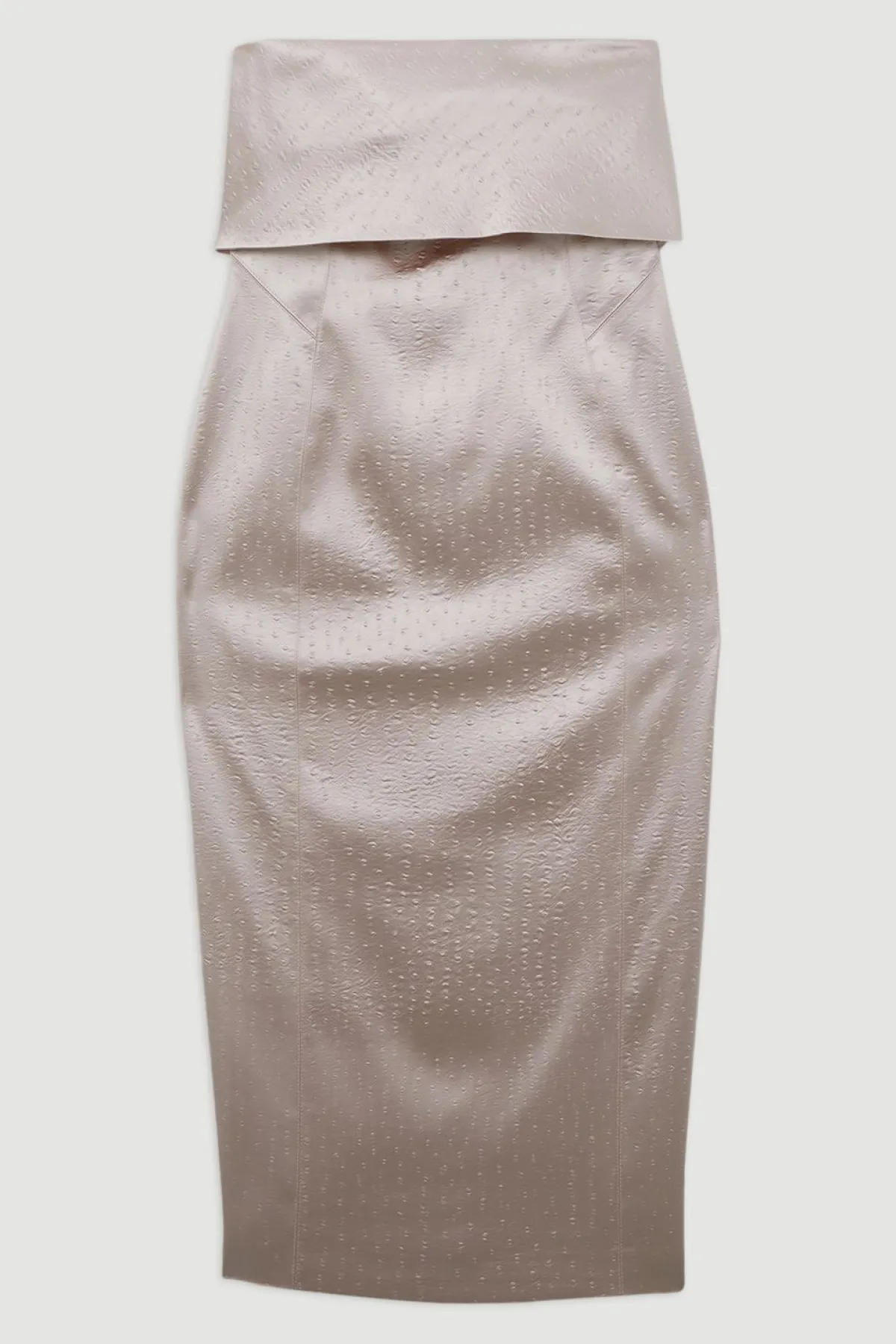KarenMillen Petite robe maxi ajustée en satin structuré texturé italien avec bandeau<Femme Tailleurs|Satin Et Dentelle