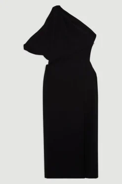KarenMillen Petite robe maxi asymétrique sur mesure à épaule dénudée<Femme Tailleurs|Robes