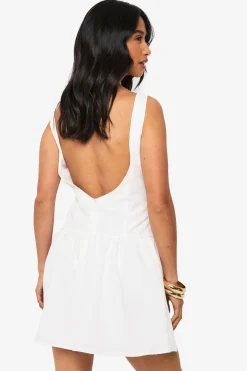 boohoo Petite Robe Mini Droite À Taille Basse<Femme Robes De Soirée|Toutes Les Robes