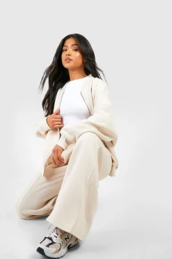 Petite survêtement bomber zippé à jambes droites pour petites tailles