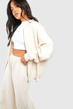 Petite survêtement bomber zippé à jambes droites pour petites tailles