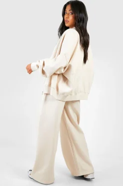 Petite survêtement bomber zippé à jambes droites pour petites tailles