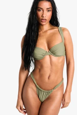 boohoo Petite Swimwear Essentials Balconette Bikini Top<Femme Maillots De Bain|Tenues De Plage