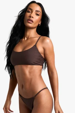 Petite Swimwear Essentials Crop Bikini Top