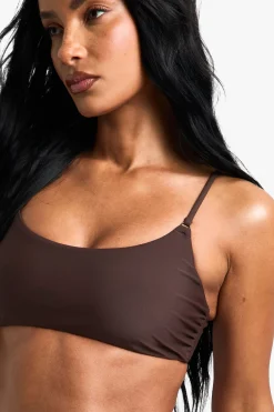 Petite Swimwear Essentials Crop Bikini Top