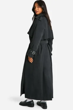 boohoo Petite Trench-Coat Double Boutonnage Oversize Peached<Femme Manteaux Et Vestes D’Automne|Vestes & Manteaux