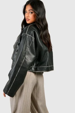 boohoo Petite - Veste style vintage<Femme Perfectos|Vestes & Manteaux