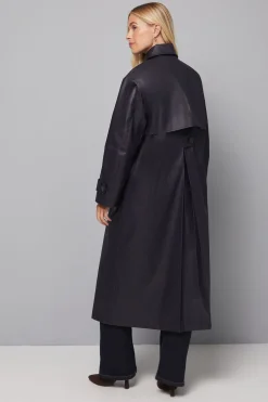 Wallis Petit Imperméable Trapèze avec Pli Creux Inversé au Dos<Femme Vestes & Manteaux