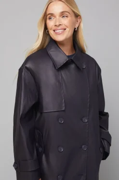 Wallis Petit Imperméable Trapèze avec Pli Creux Inversé au Dos<Femme Vestes & Manteaux