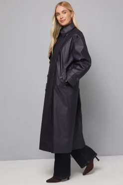 Wallis Petit Imperméable Trapèze avec Pli Creux Inversé au Dos<Femme Vestes & Manteaux