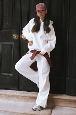 boohoo Pintuck Détail Taille Profonde Jogger à Jambes Larges<Femme Pantalons|Basiques