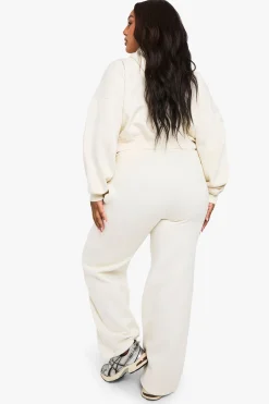 boohoo Pintuck Détail Taille Profonde Jogger à Jambes Larges<Femme Pantalons|Basiques