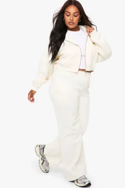 boohoo Pintuck Détail Taille Profonde Jogger à Jambes Larges<Femme Pantalons|Basiques