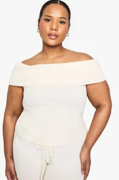 Plus Bardot Top