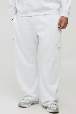 boohooMAN Plus Basic Jogger Cargo à Jambe Droite<Homme Tout Afficher|Jogging