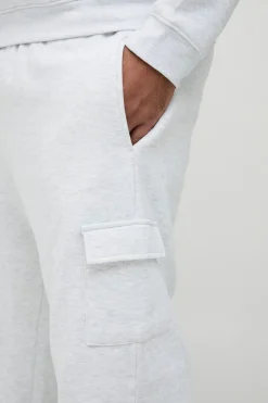 boohooMAN Plus Basic Jogger Cargo à Jambe Droite<Homme Tout Afficher|Jogging