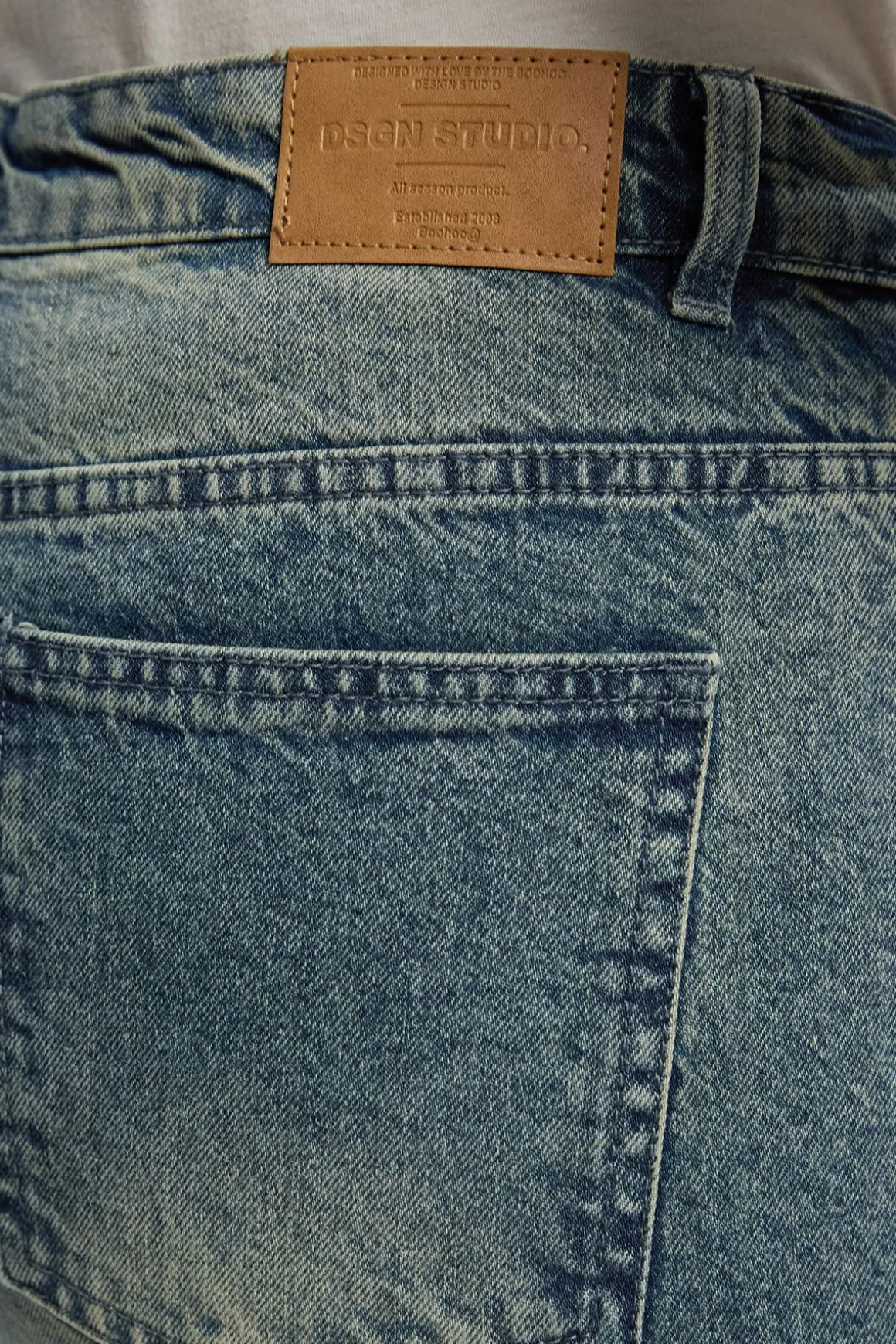 Plus Basics Jeans Droits à Ourlet Fendu