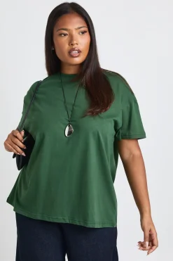Plus Basic T-shirt oversize à manches courtes