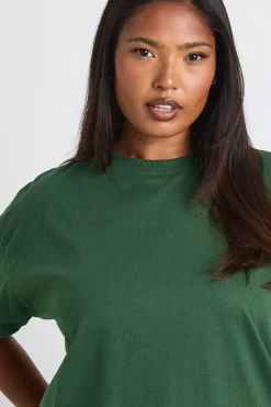Plus Basic T-shirt oversize à manches courtes