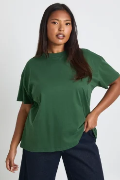 Plus Basic T-shirt oversize à manches courtes